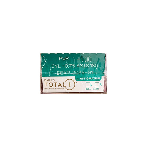 Alcon Dailies Total 1 for Astigmatism 90 Pack