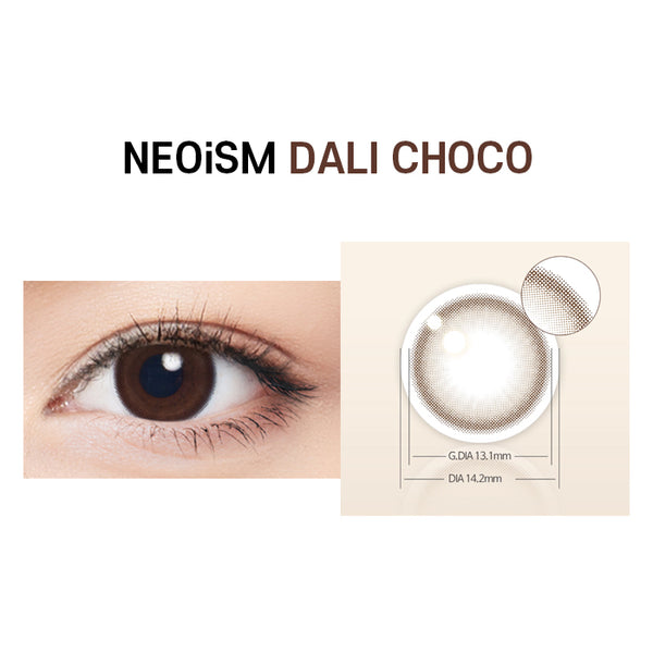 NEOISM DALI CHOCO 1 Day Color Lens 50 Pack