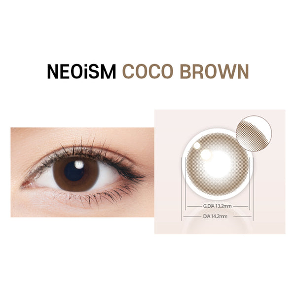 NEOISM COCO BROWN 1 Day Color Lens 50 Pack