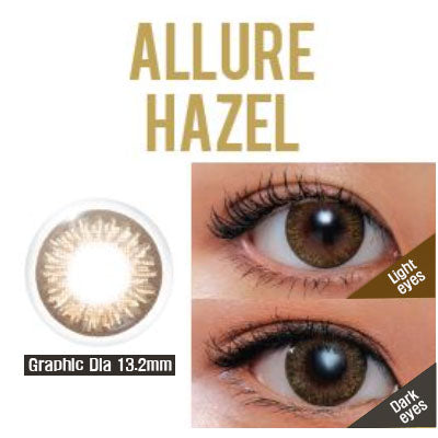 Alcon FreshLook One-Day CC Lens 30 pack (Satin Maple, Allure Hazel, Allure Gray, Allure Blue)