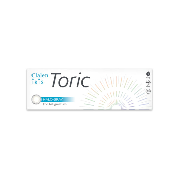 Clalen 1day iris Toric HALO GRAY Astigmatism 30 Pack