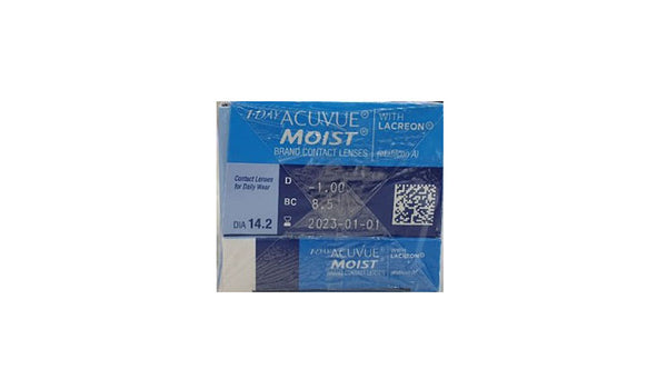 1-DAY ACUVUE MOIST 30Pack