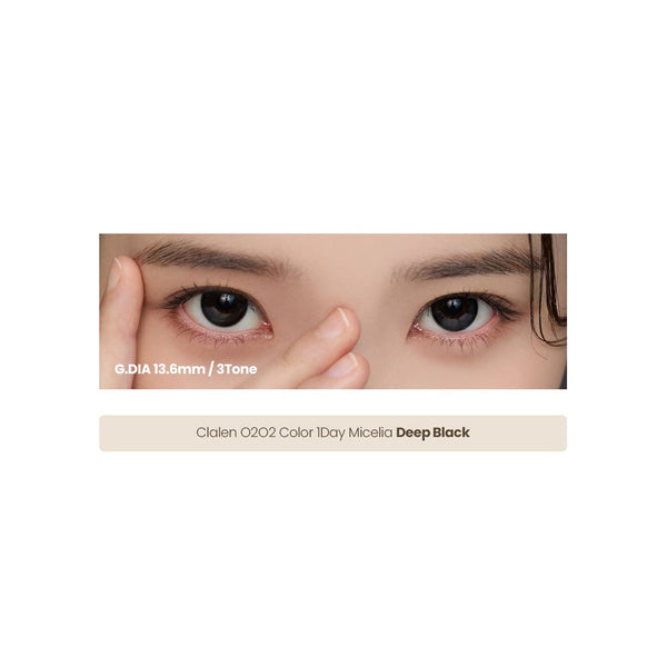 Clalen O2O2 Color 1 Day Micelia Deep Black 30Pack