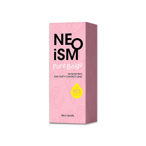 NEOISM PURE BEIGE 1 Day Color Lens 50 Pack