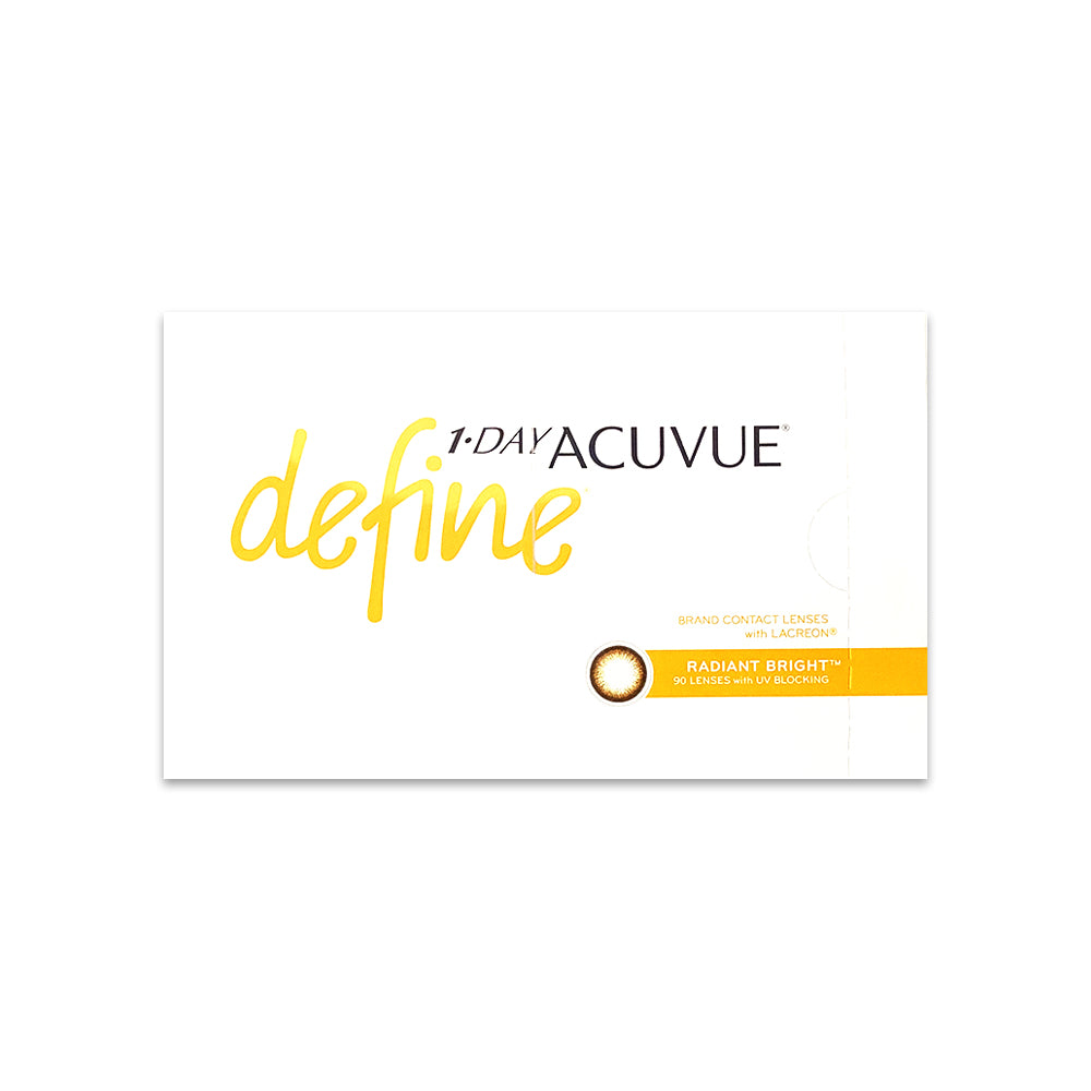 1-DAY ACUVUE  define RADIANT BRIGHT 90 Pack