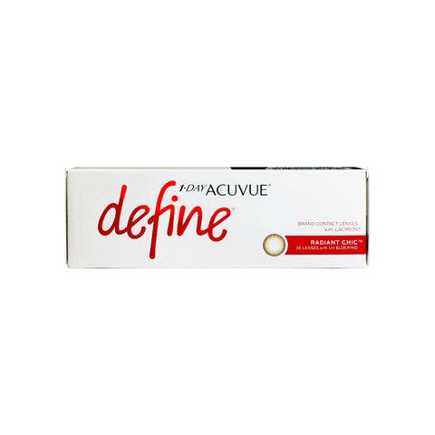 1-DAY ACUVUE  define RADIANT CHIC 30 Pack