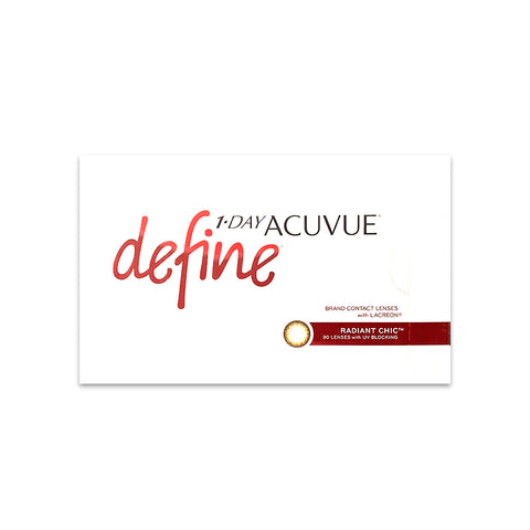 1-DAY ACUVUE  define RADIANT CHIC 90 Pack