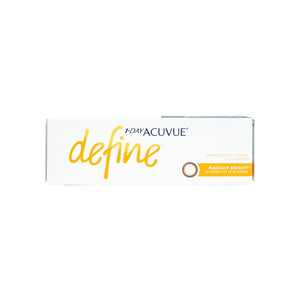 1-DAY ACUVUE  define RADIANT BRIGHT 30 Pack