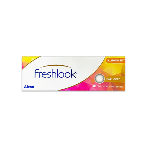 Alcon FreshLook illuminate 30 Pack (Rich Brown, Jewel Black, Jewel Gold)