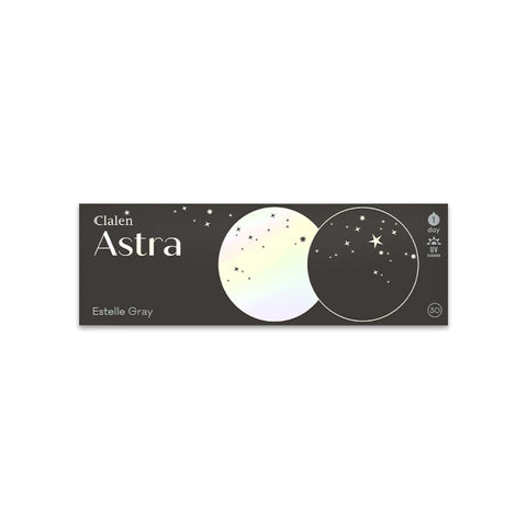 Clalen 1 day Astra Estelle Gray Color Pearl Lens 30 Pack