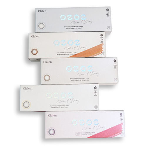 Clalen O2O2 Color 1 Day Lens 30Pack