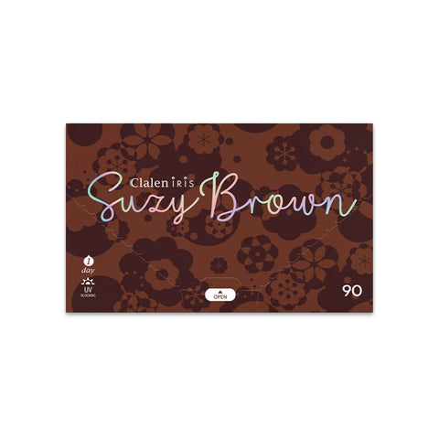 Clalen 1day iris Suzy Brown Color Lens 90 Pack