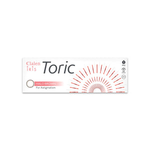 Clalen 1day iris Toric HALO BROWN Astigmatism 30 Pack